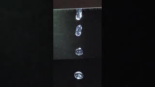 Water flow optical illusion