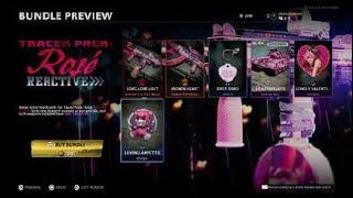 Tracer Pack Rose Reactive Bundle Preview Call of Duty Black Ops Cold War #bundle #codcw #reactive
