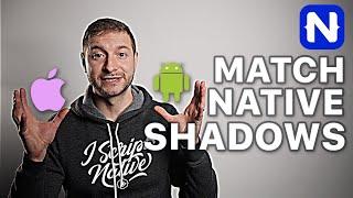 How to Match NativeScript Shadows in iOS and Android | NativeScript Tutorial