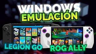 Emulación en Windows: ROG Ally y LEGION GO con EmuDeck 