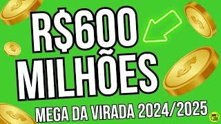 PLANILHA DA MEGA SENA DA VIRADA 2024 | Canal do Puga