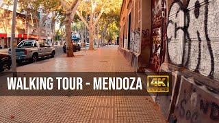 Walking through Mendoza, Argentina - 4k virtual tour