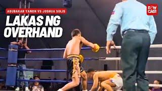 Pinaka Solid na overhand! Abubakar Yanon vs Joshua Solis | Sanman Boxing