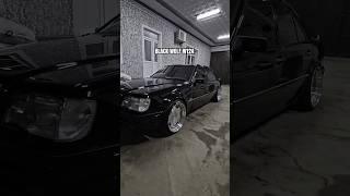 MERCEDES W124 E500 BLACK WOLF INSIDE GARAGE#e500 #w124 #legend #wolf