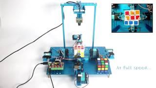 Automatic Rubik's Cube Solving Machine By Makeblock