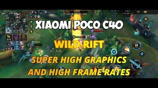 League of Legends Wild Rift in Xiaomi POCO C40