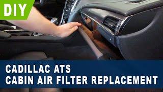 Cadillac ATS Cabin Air Filter Replacement ( 2013 2014 2015 2016 2017 2018 2019 )