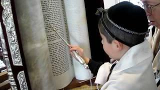 Seven Year Old Torah Reader Purim Morning - Part II