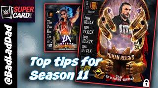 Top Tips for Season 11 : WWE SuperCard S11 E02