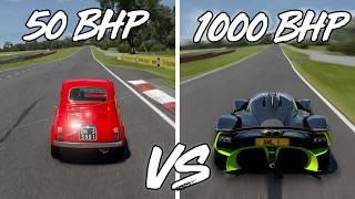 Driving Every Car From 50 to 1000 BHP in GT7