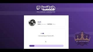 Twitch Followers Generator - Free php landing page Full Script 2021