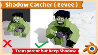 Blender Tutorial : Shadow Catcher in Blender 3