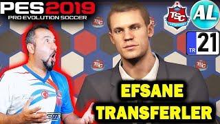 BOMBA İSİMLER TRANSFER ETTİK ve 35 METRE EFSANE GOL! | PES 2019 TANTUNİSPOR ANALİG #21