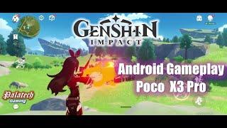 Genshin Impact Android Gameplay HD on Poco X3 Pro 8GB RAM