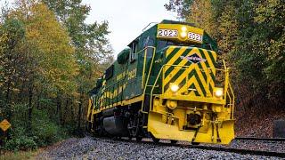 Reading and Northern Fall Foliage Diesel Action In and Around the Lehigh Gorge