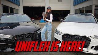 DYNO TESTING UNITRONIC FLEX FUEL RS3'S! STAGE 1 VS STAGE 2!!!