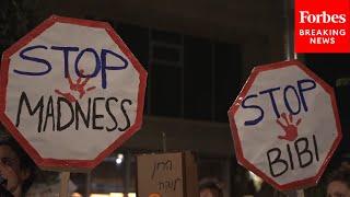 Israelis Protest Against Prime Minister Benjamin Netanyahu In Jerusalem And Tel Aviv