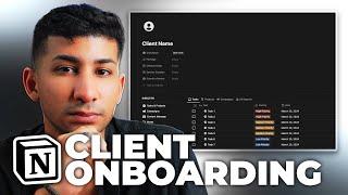 How I Onboard Clients for my Business in LESS than 5 Minutes (Marketing Agency)