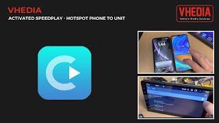 Activated SpeedPlay - Hotspot Phone to Unit