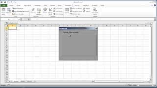 VBA Excel 2010   How to Create a Welcome Splash Screen using UserForm in VBA