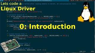 Let's code a Linux Driver - 0: Introduction (old one)