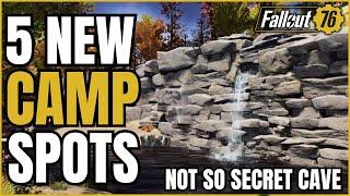 Fallout 76 Best Camp Locations! | 5 AWESOME New Spots In Skyline Valley!