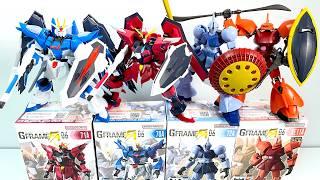 GUNDAM G FRAME FA 06 "unboxing" RISING FREEDOM GUNDAM IMMORTAL JUSTICE GUNDAM GYAN CHER'S GELGOOG