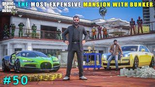 The Most Luxury Mansion With A Hidden Bunker | Gta V Gameplay