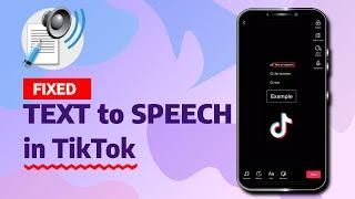 How To Fix TikTok Text to Speech Not Working or Not Showing 2024 | Initial Solution