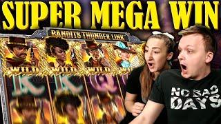 MEGA BIG WIN (WILDLINE?!) on the new Bandits Thunder Link!