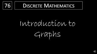 Discrete Math - 10.1.1 Introduction to Graphs