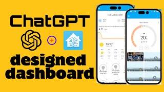 ChatGPT designed this Home Assistant smart home dashboard