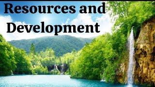 class 10th geography chapter 1 Resources and Development with Animated video