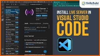 Install Live Server in Visual Studio Code