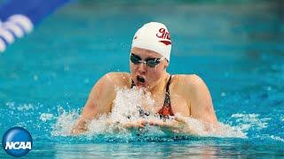 Lilly King sets American record, wins 4th straight 100y breaststroke at NCAA championships