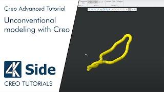 Creo7: Unconventional modeling | Creo Tutorial