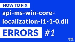 api-ms-win-core-localization-l1-1-0.dll Missing Error | Windows | 2020 | Fix #1