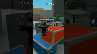 How Youtubers and tiktokers play mm2 #roblox #fyp #mm2