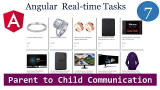 Parent to child communication in Angular | input  decorator in angular|Angular tutorials in Telugu