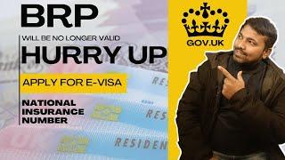  UK BRP Card Expiry Alert! Apply for eVisa Now & Why NI Number is Crucial 