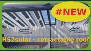 #Novavert #HS2solar - retractable #Solar roof - made in Germany - #Intersolar #München