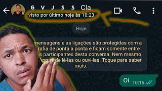 COMO CONGELAR O VISTO POR ULTIMO NO WHATSAPP OFICIAL 🪄 SERA QUE É POSSIVEL ? (  2024  )