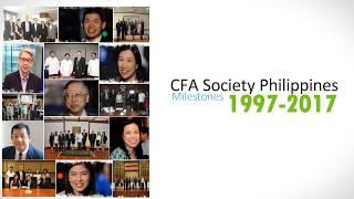 CFA Society Philippines Milestones for its 20th Anniversary