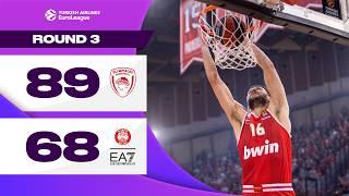 SHARP Offense and Relentless Defense Lead the Way | Olympiacos - Milan | BASKETBALL HIGHLIGHTS R3