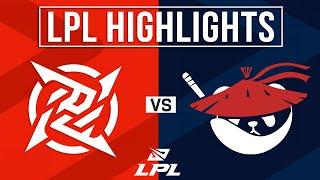 NIP vs AL Highlights ALL GAMES | LPL 2024 Summer | Ninjas in Pyjamas vs Anyone's Legend