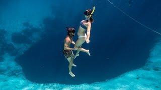 Freediving The Deepest Blue Hole In The World! Ep. 174