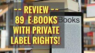 Private Label Rights Ebooks Review