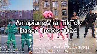 Best of Amapiano viral TikTok dance challenges | 2024  #tiktok #amapiano #trending #viral