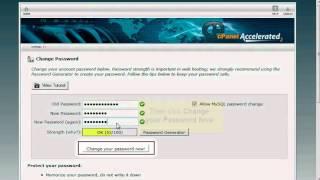 How to change your cPanel password - www.planethippo.com