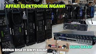 BEGINI ISI BENGKEL POWER RUWET NGAWI!! AFFAN ELEKTRONIK